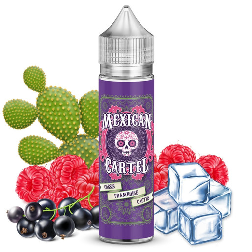 E-liquide Cassis Framboise Cactus 50ml de la marque Mexican Cartel