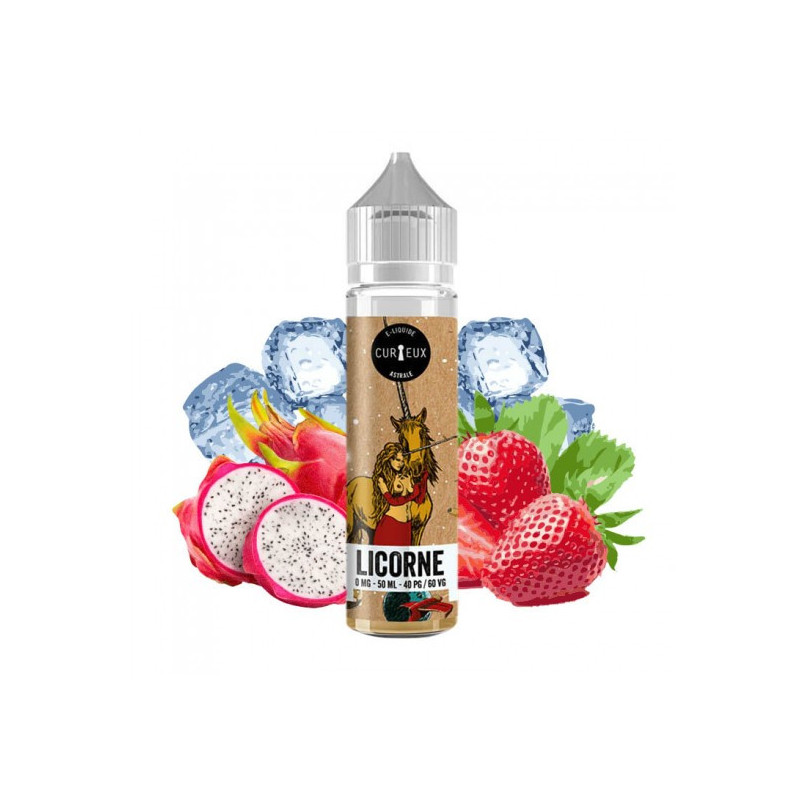 E-Liquide Licorne 50 ml de la marque Curieux