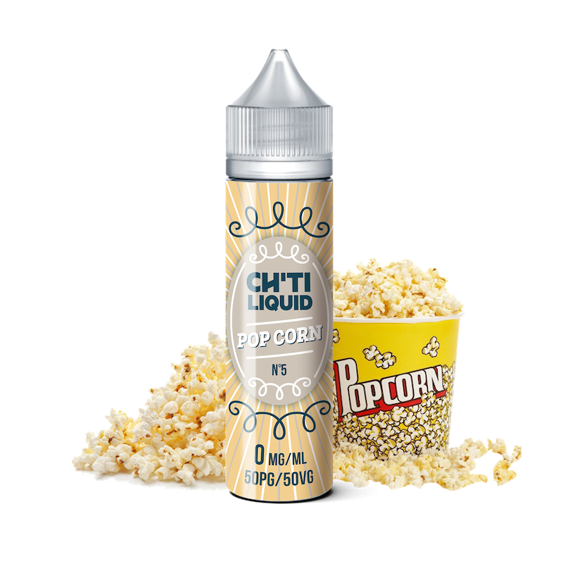 E-liquide Popcorn 40ml de la marque Chti Liquid