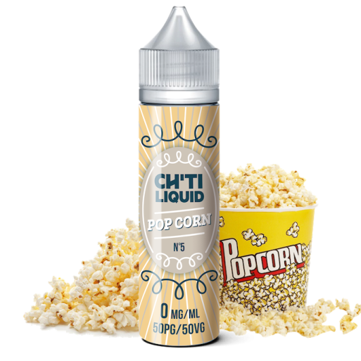 E-liquide Popcorn 40ml de la marque Chti Liquid