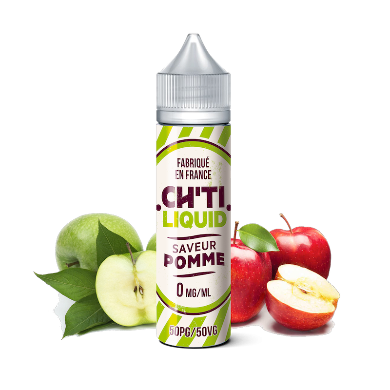 E-liquide Pomme Verte 40ml de la marque Chti Liquid