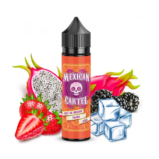 E-liquide Fruit du dragon Fraise Mûre 50ml de la marque Mexican Cartel