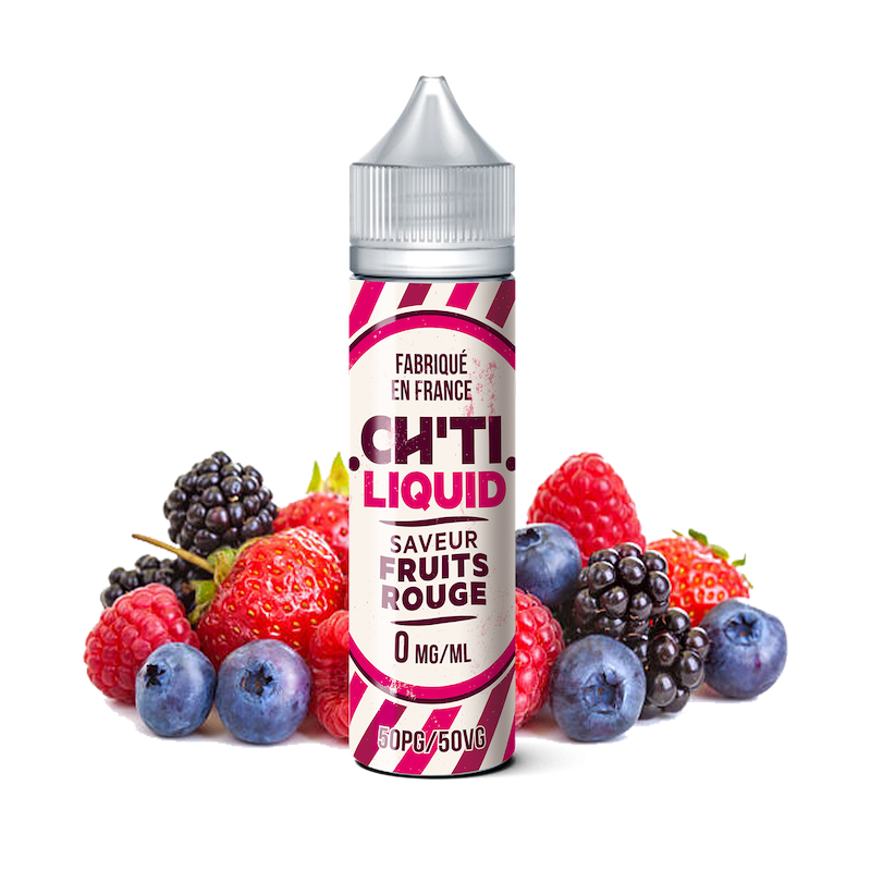 E-liquide Fruits Rouges 40ml de la marque Chti Liquid