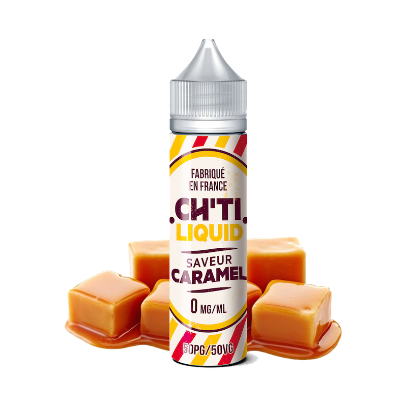 E-liquide Caramel 40ml de la marque Chti Liquid