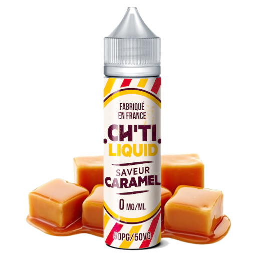 E-liquide Caramel 40ml de la marque Chti Liquid