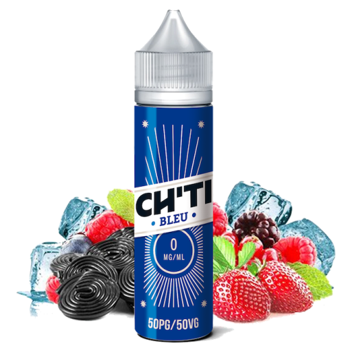 E-liquide Bleu 40ml de la marque Chti Liquid