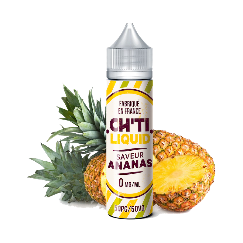 E-liquide Ananas 40ml de la marque Chti Liquid