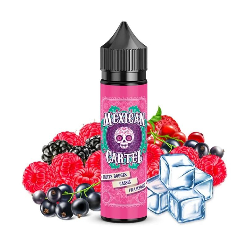 E-liquide Fruits Rouges Cassis Framboise 50ml de la marque Mexican Cartel