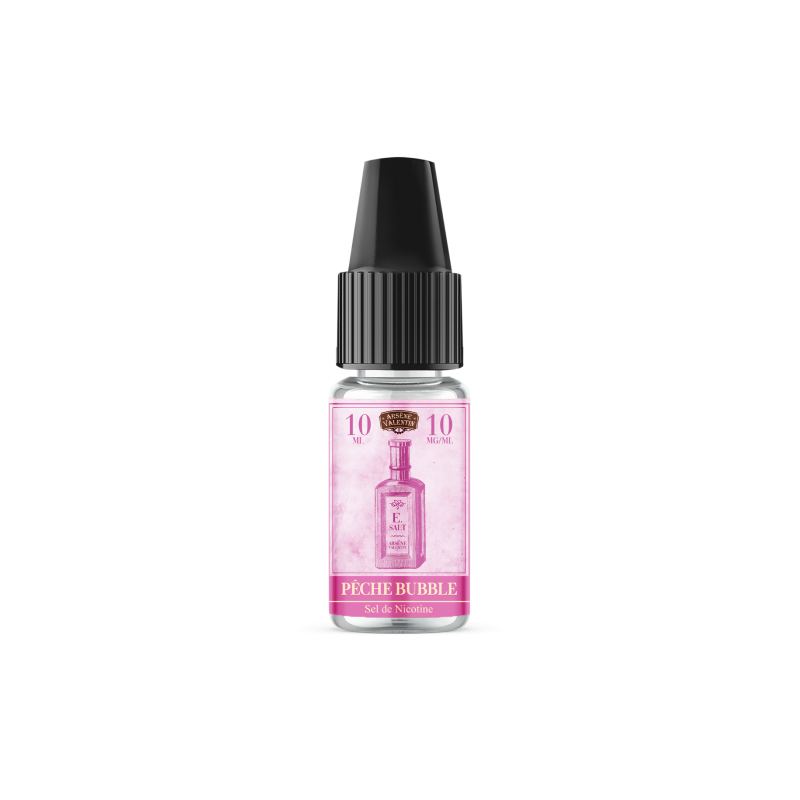 E-liquide Pêche Bubble Salt de la marque Arsène Valentin