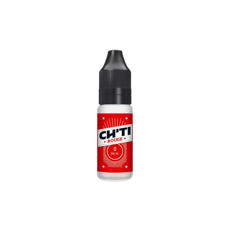 E-liquide Rouge de la marque Chti Liquid