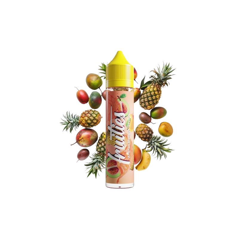 E-liquide Ananas Mangue Goyave 50ml de la gamme Fruities