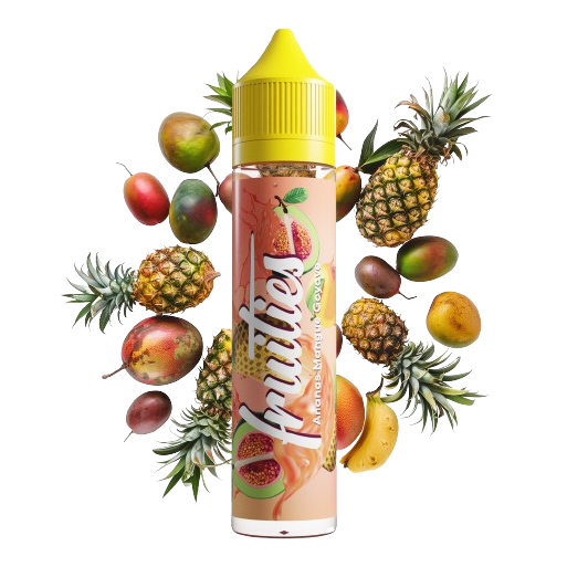 E-liquide Ananas Mangue Goyave 50ml de la gamme Fruities