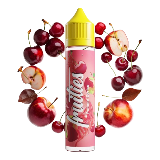 E-liquide Pomme Cerise 50ml de la gamme Fruities