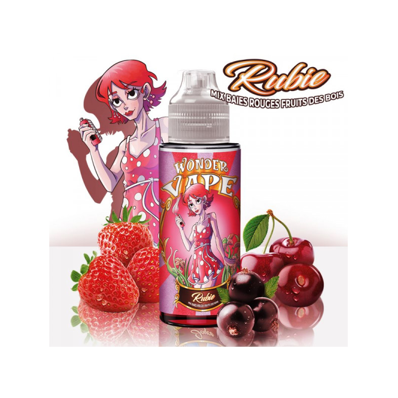 E-liquide Rubie 100ml de la marque Wonder Vape