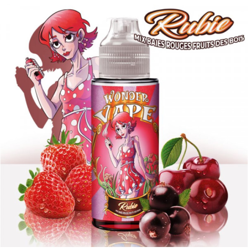 E-liquide Rubie 100ml de la marque Wonder Vape