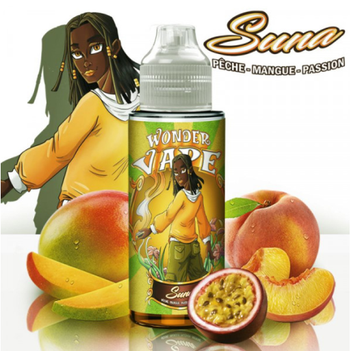 E-liquide Suna 100ml de la marque Wonder Vape