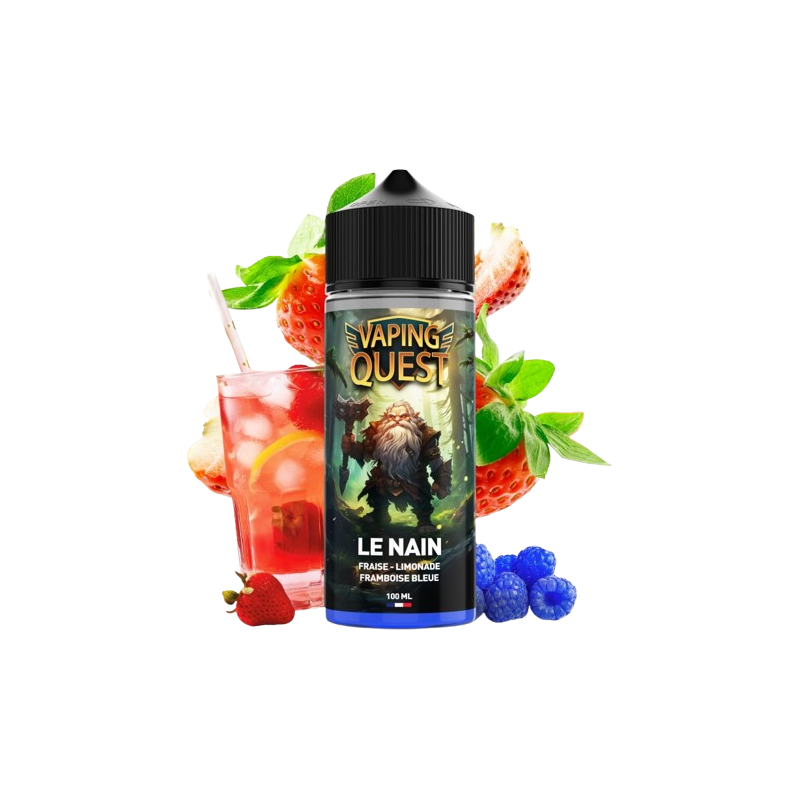 E-Liquide Le Nain 100ml de la gamme Vaping Quest.mo Black Friday