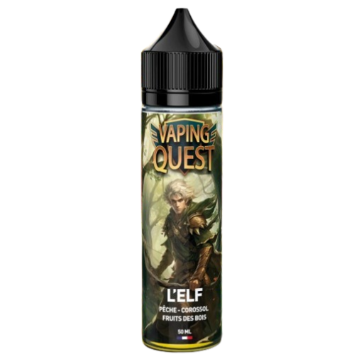 E-Liquide L'Elf 50ml de la gamme Vaping Quest.mo Black Friday