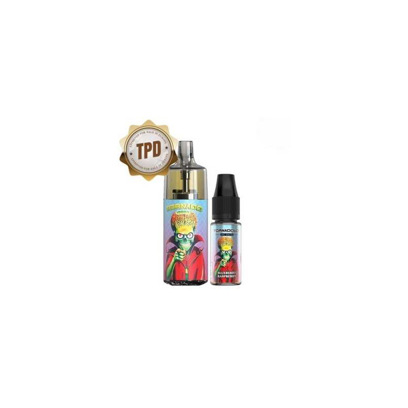 Tornado 10000 800mAh Blueberry Raspberry de la marque Fumot