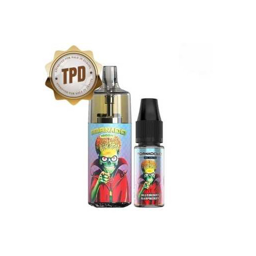 Tornado 10000 800mAh Blueberry Raspberry de la marque Fumot