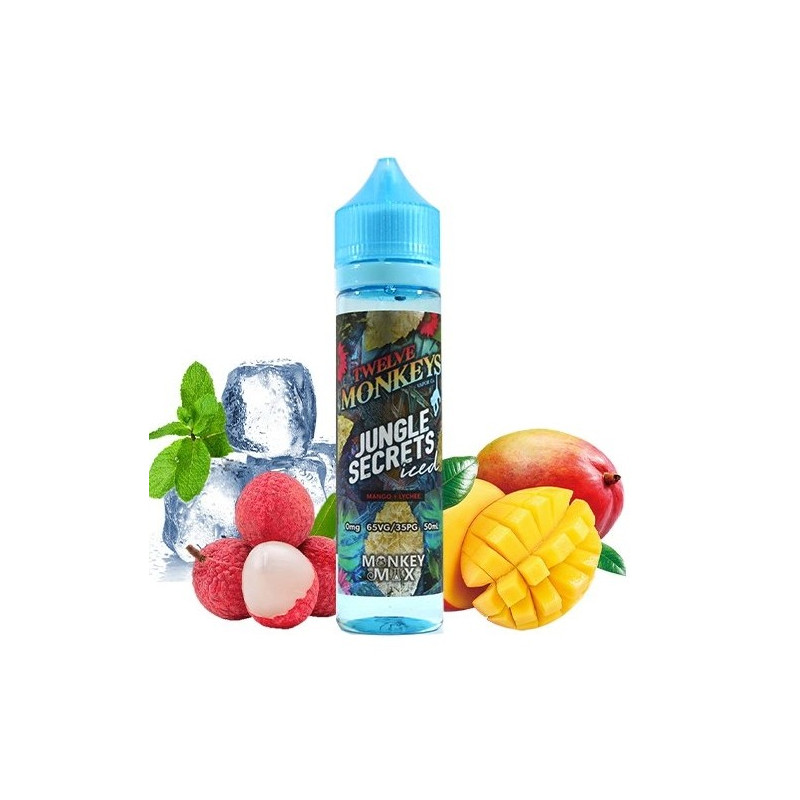 E-liquide Jungle Secrets ICED 50ml de la gamme Twelve Monkeys Ice Age
