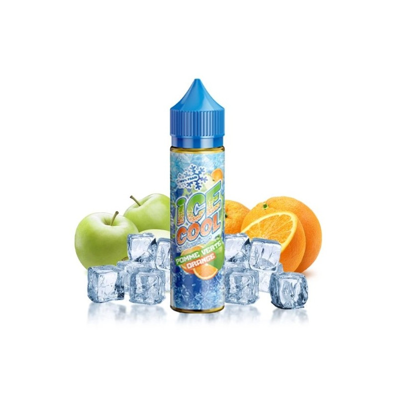 Pomme vert Orange 50ml - Ice Cool de la marque Liquidarom