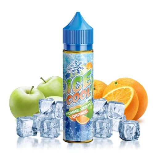 Pomme vert Orange 50ml - Ice Cool de la marque Liquidarom