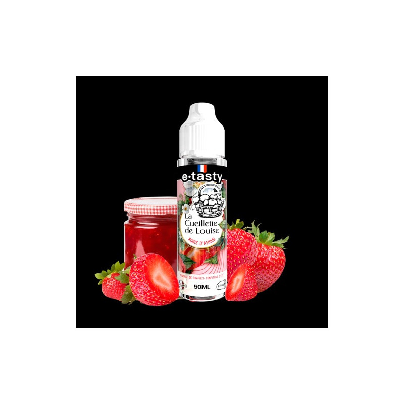 E-liquide Rubis d'Amour 50ml de la gamme La Cueillette de Louise