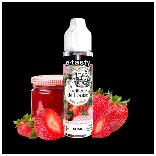 E-liquide Rubis d'Amour 50ml de la gamme La Cueillette de Louise