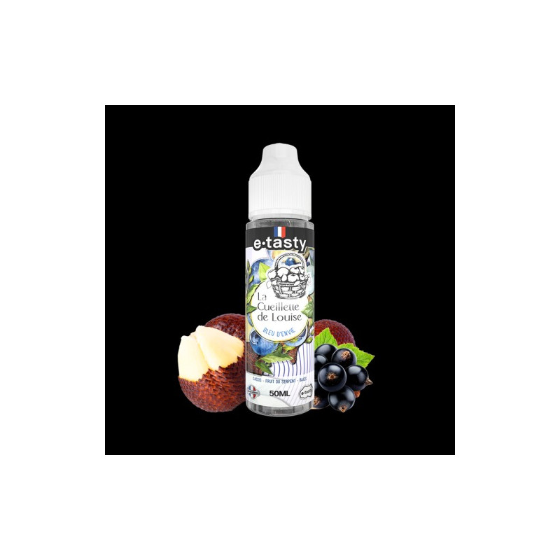 E-liquide Bleu d'Envie 50ml de la gamme La Cueillette de Louise