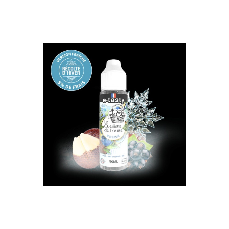 E-liquide Bleu d'Envie Frais 50ml de la gamme La Cueillette de Louise