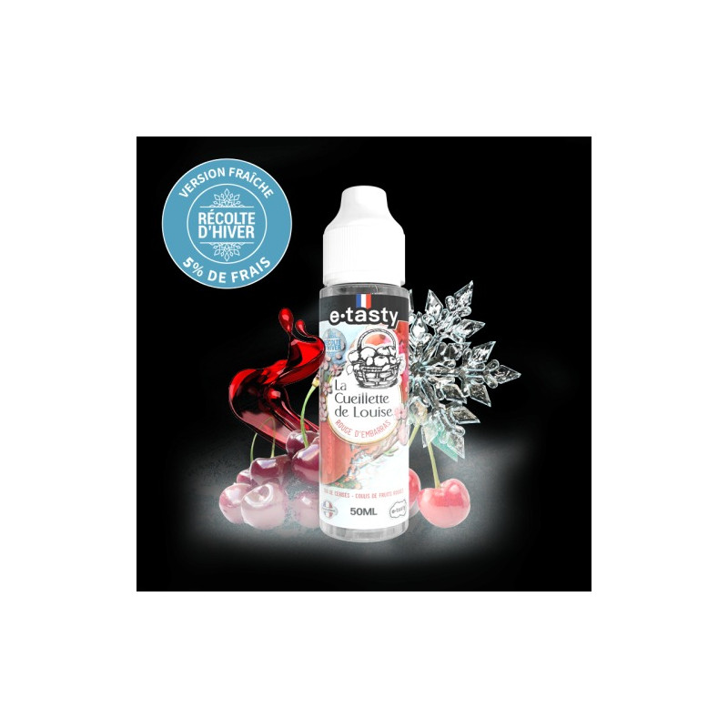 E-liquide Rouge d'Embarras Frais 50ml de la gamme La Cueillette de Louise