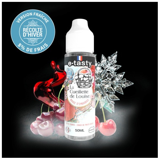 E-liquide Rouge d'Embarras Frais 50ml de la gamme La Cueillette de Louise