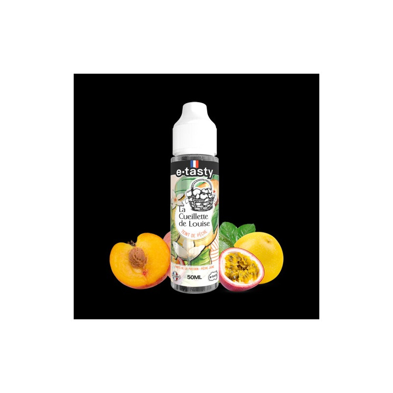 E-liquide Teint de Pêche 50ml de la gamme La Cueillette de Louise