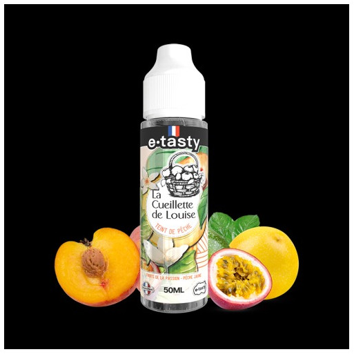 E-liquide Teint de Pêche 50ml de la gamme La Cueillette de Louise