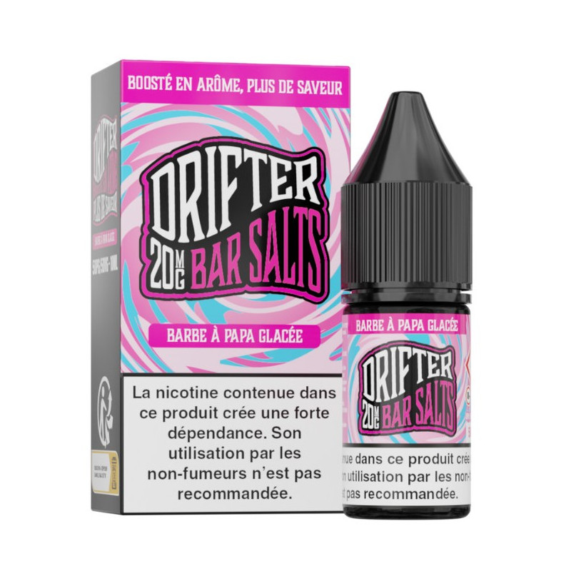 E-Liquide Barbe à papa Glacée 10ml de la marque Bar Salts Drifter
