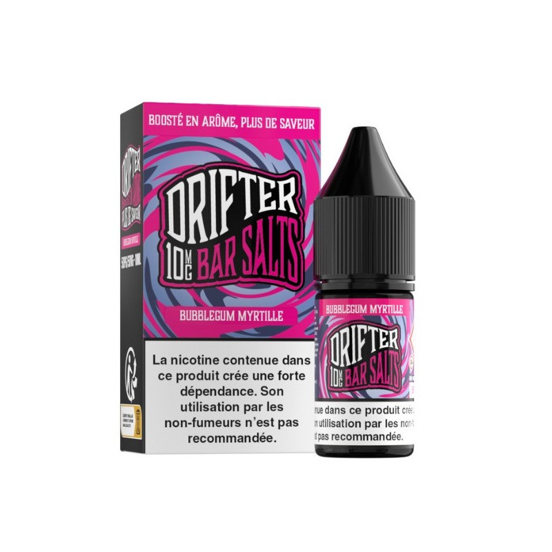 E-Liquide Bubble Gum Myrtille 10ml de la marque Bar Salts Drifter