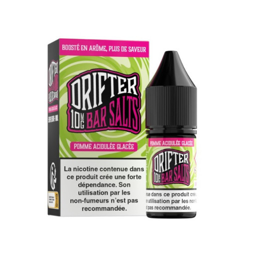 E-Liquide Pomme Acidulée Glacée 10ml de la marque Bar Salts Drifter