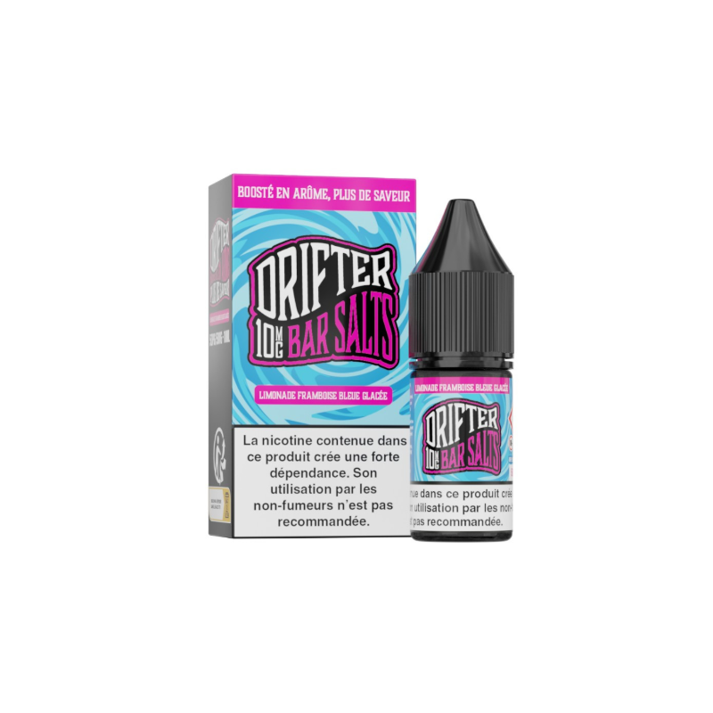 E-Liquide Limonade Framboise Bleue Glacée 10ml de la marque Bar Salts Drifter