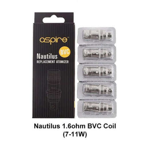 Résistances BVC pour Nautilus (x5) de la marque Aspire