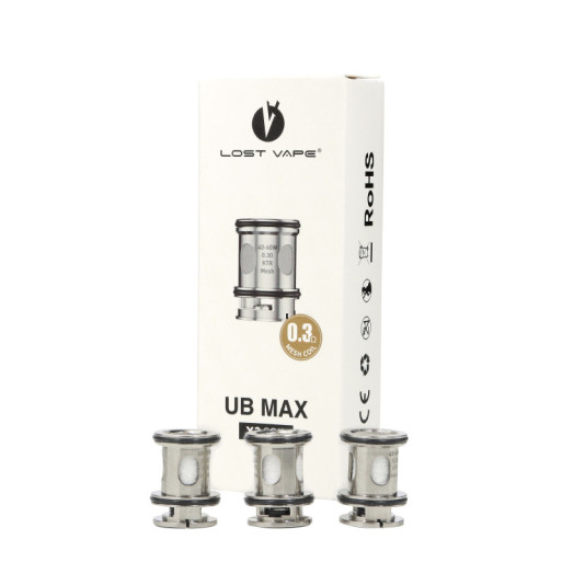 Résistances UB Max (x3) de la marque Lost Vape