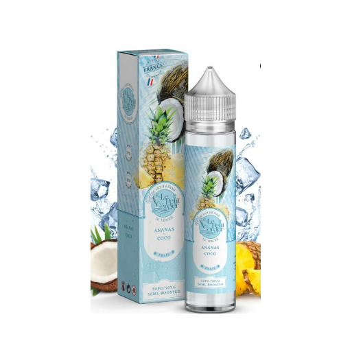 E-liquide Ananas Coco Frais 50ml de la marque Petit Verger