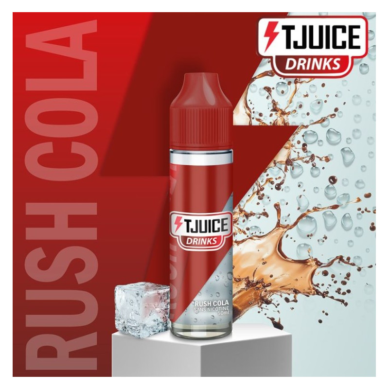 E-liquide Rush Cola 50ml de la marque T-Juice Drinks