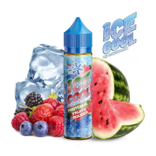 Pastèque Fruit rouges 50ml - Ice Cool de la marque Liquidarom