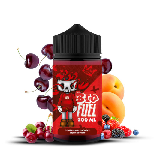 E-liquide Cerise Fruits Rouges Abricot 200ml de la gamme Big Fuel