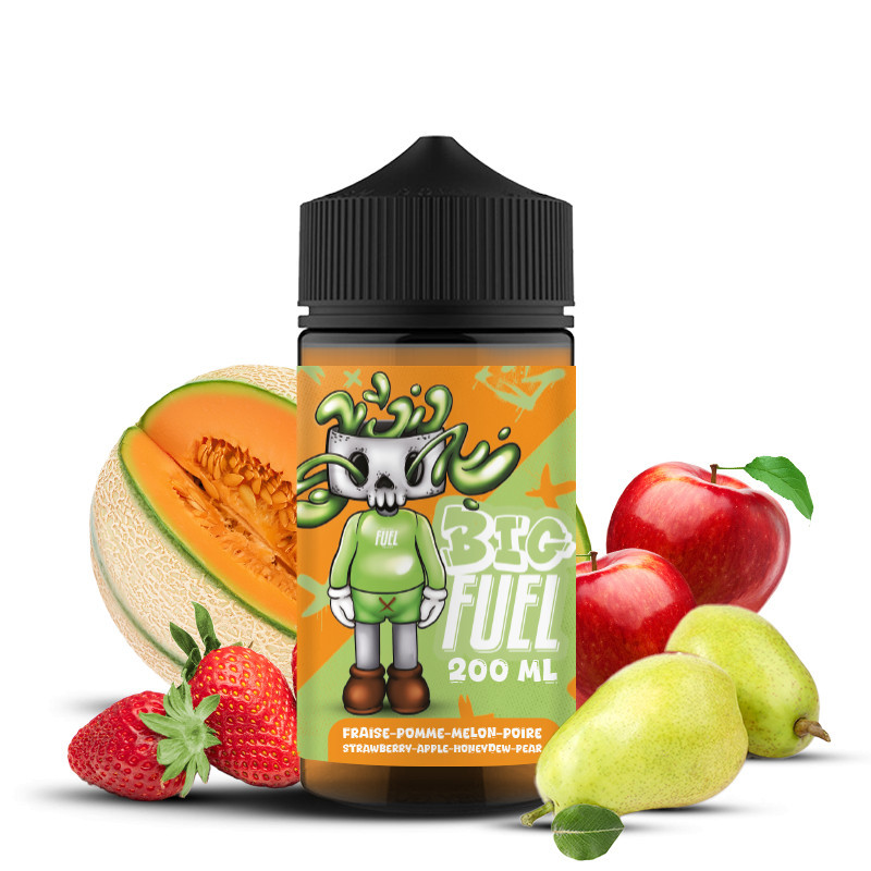 E-liquide Fraise Pomme Melon Poire 200ml de la gamme Big Fuel