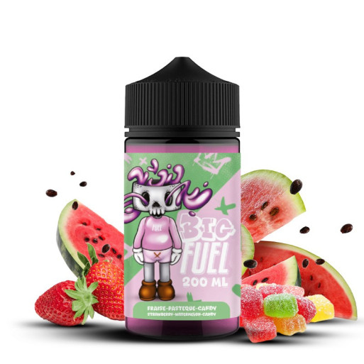 E-liquide Fraise Pastèque Candy 200ml de la gamme Big Fuel