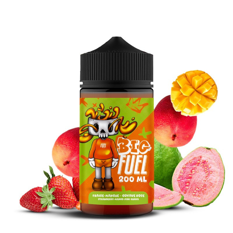 E-liquide Goyave Fraise Mangue 200ml de la gamme Big Fuel