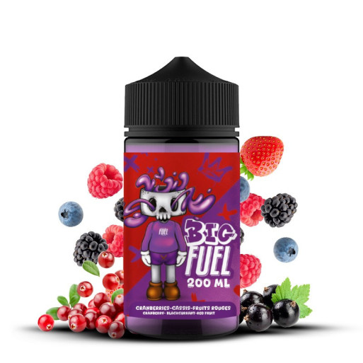 E-liquide Cranberries Cassis Fruits rouge 200ml de la gamme Big Fuel