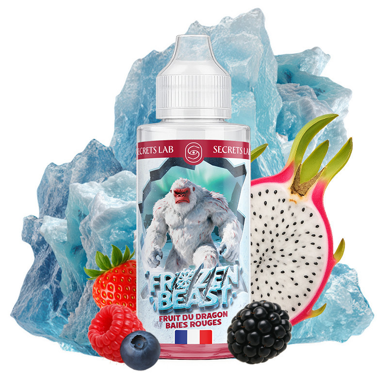 E-liquide Fruit du Dragon Baies rouges 100ml - Frozen Beast de la marque Secret's LAb